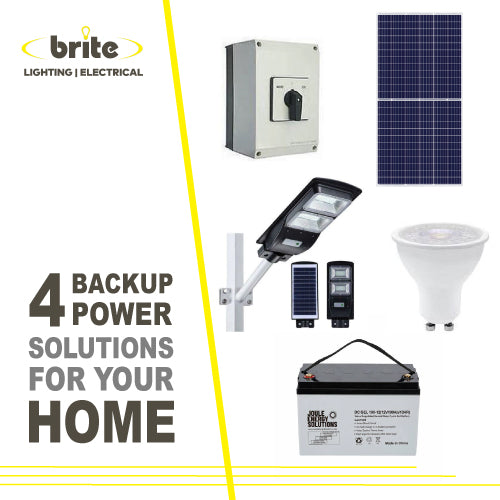 4 Backup Power solutions for your home