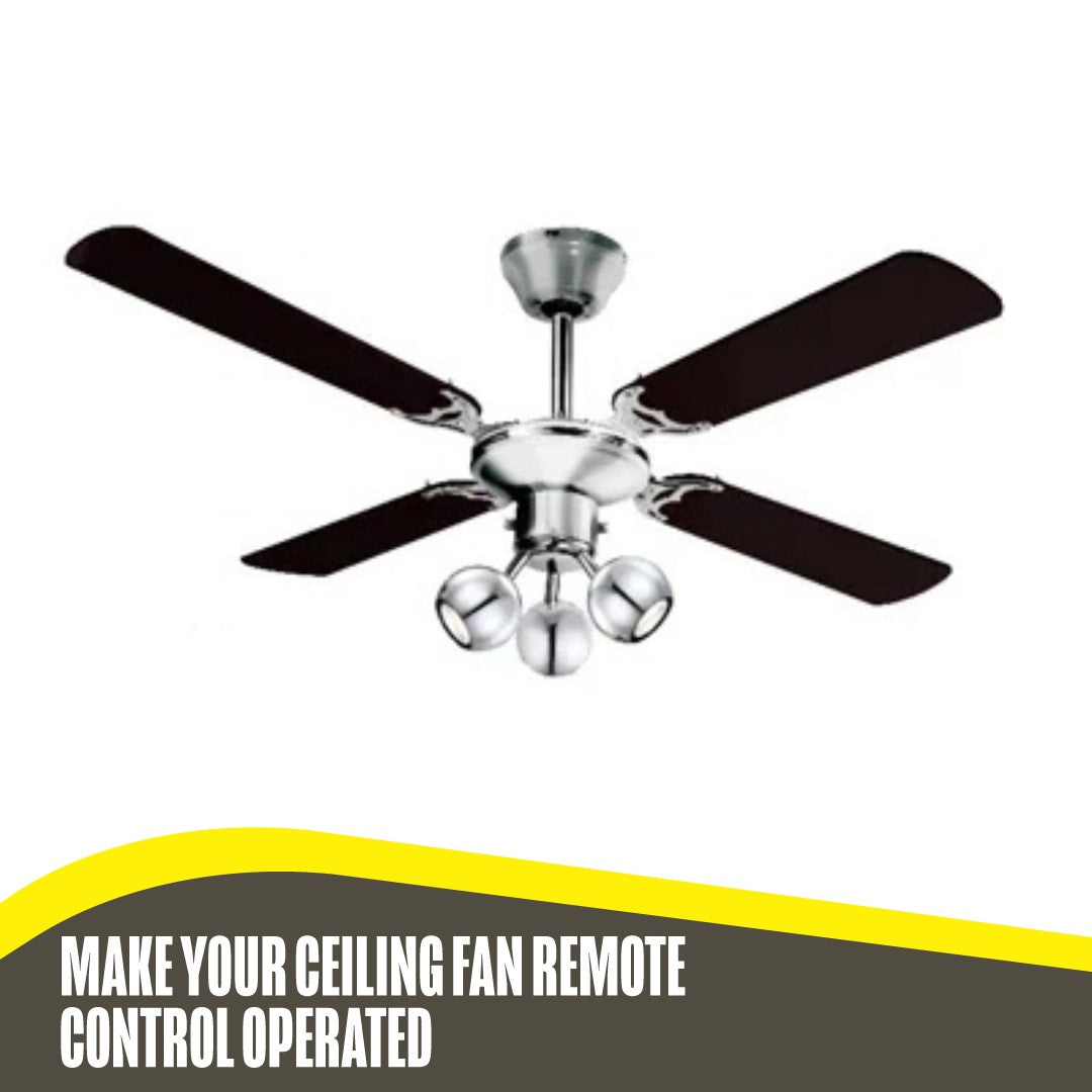 How to make your ceiling fan remote control operated