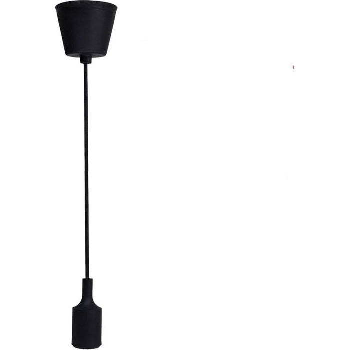 Ausma Pendant with E27 Lampholder Black