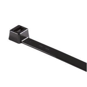 Cable Tie T30R Black 150mm X 3.5mm 100PK