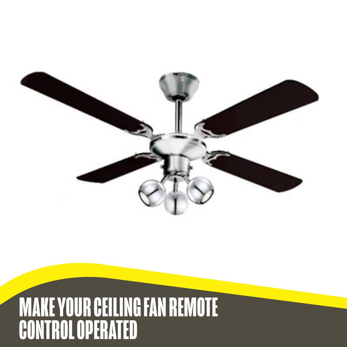 How to make your ceiling fan remote control operated