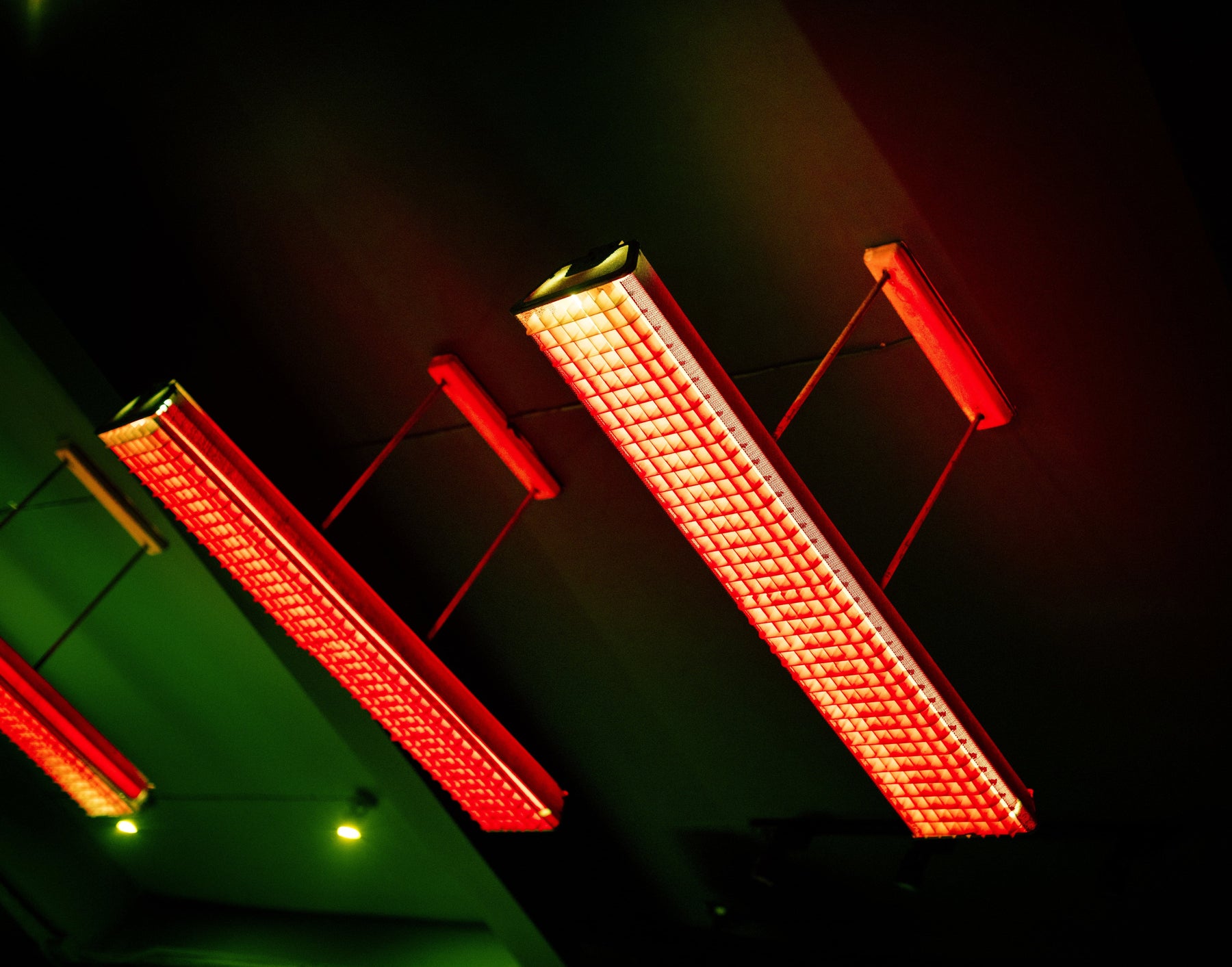 Picture of led strip lights used as ceiling lights