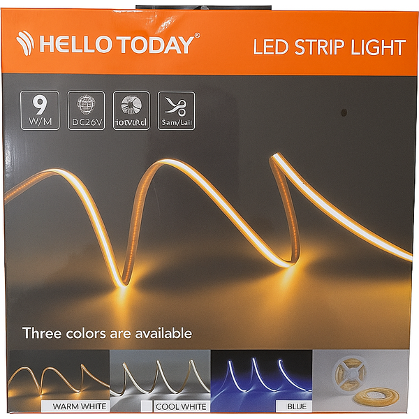 Led COB Strip Light 24V 10M Blue