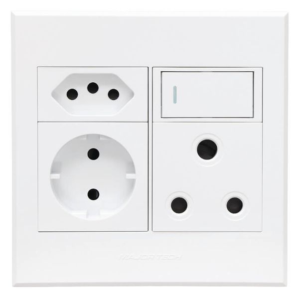 Veti3 Wall Plug White 4x4   .
