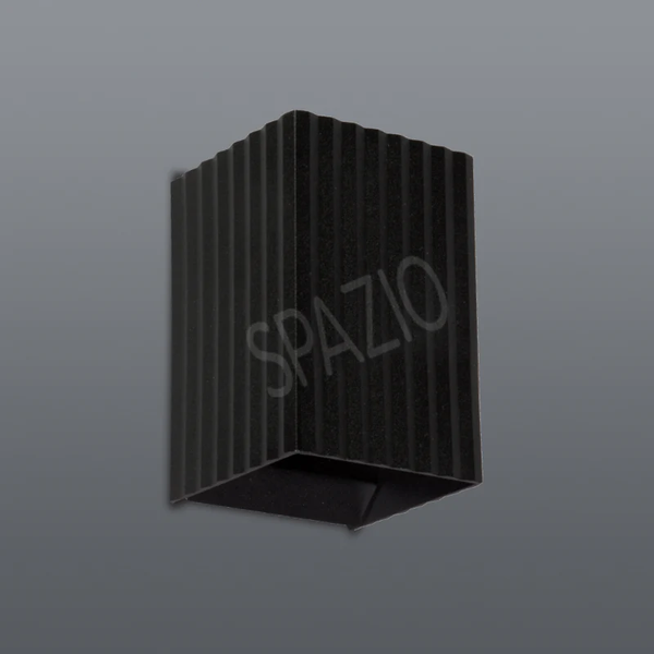 Spazio Clara Wall Light Black 7.5W