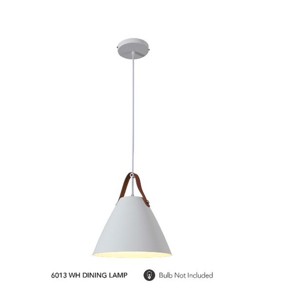 HT White Pendant Dining Light 7844-270