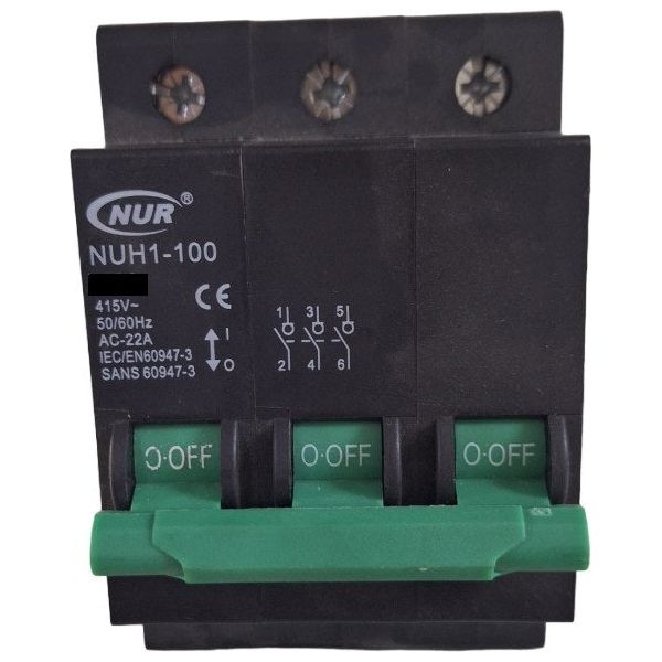 NUR Samite Switch Disconnector 3P 63A