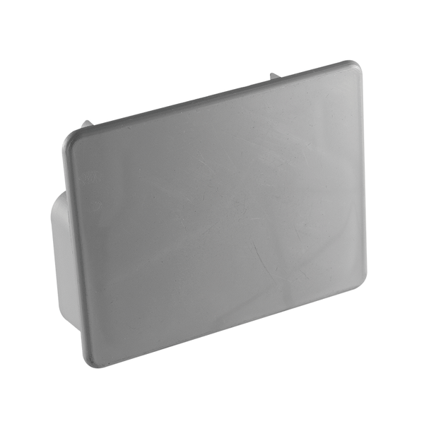 Trunking Endcap PVC 100x75mm Grey
