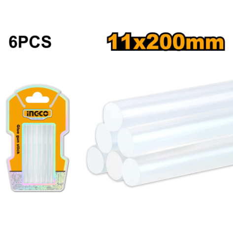 Ingco Glue Stick 11.2mmx20cm 6Pcs