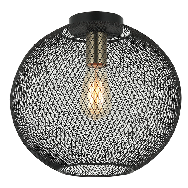Brightstar Metal Ceiling Fitting BK/AQ