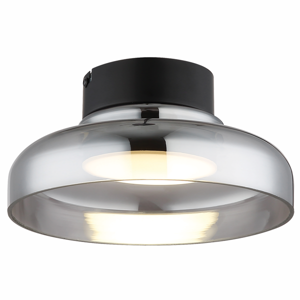 Brightstar C/Fitting with Smoke Glass