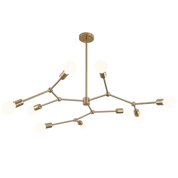 Brightstar Metal Bronze Chandelier