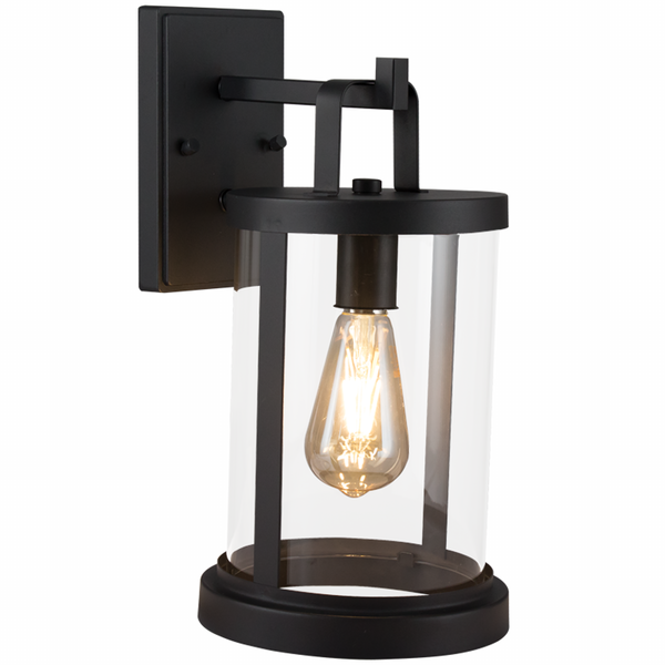 Brightstar Metal-Clear Glass Wall Light
