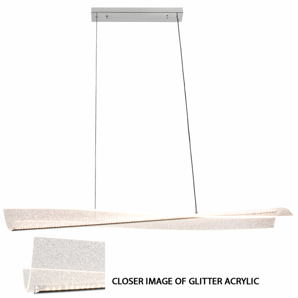 Brightstar Glitter Acrylic Pendant CCT