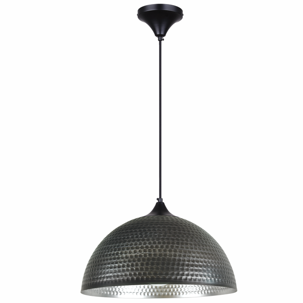 Brightstar Hammered Metal Dome Pendant