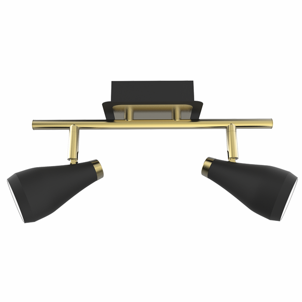 Brightstar Black Brass 2L Spot Light.
