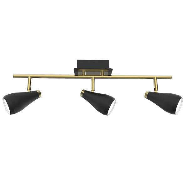 Brightstar 3L Black Brass Spot Light.