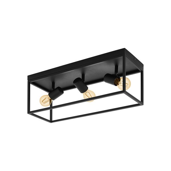 Eurolux Silentina 3lt Ceiling Light Blk