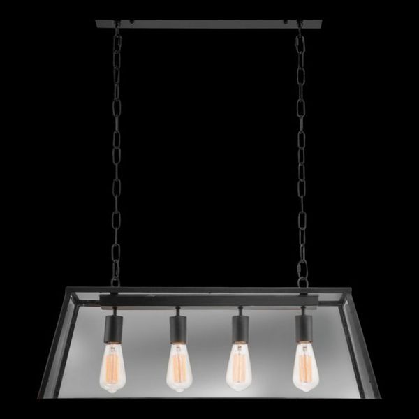 K Light Rustic Rectangular Lantern E27