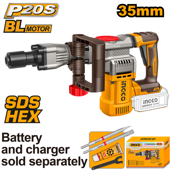 Ingco Demolition Breaker 20V 16J