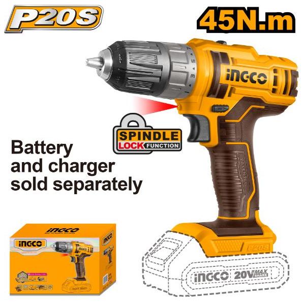 Cordless Drill No Battery Ingco