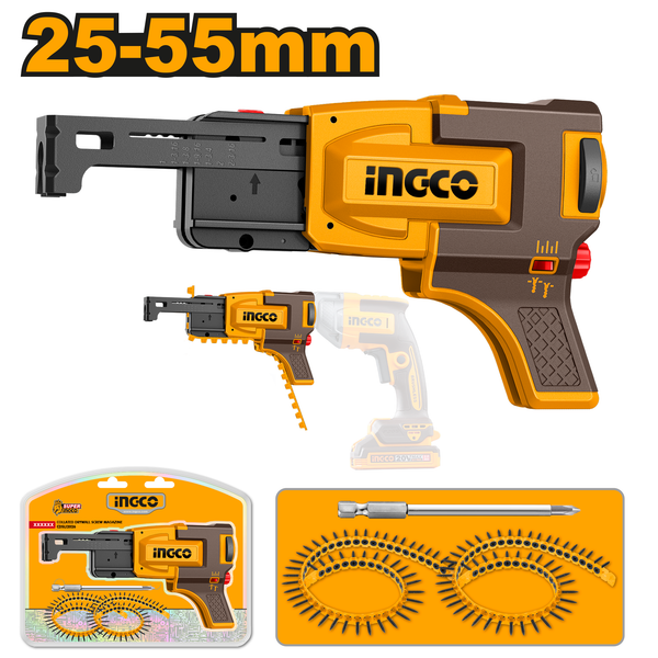 Ingco Drywall Screwdriver Magazine 20V