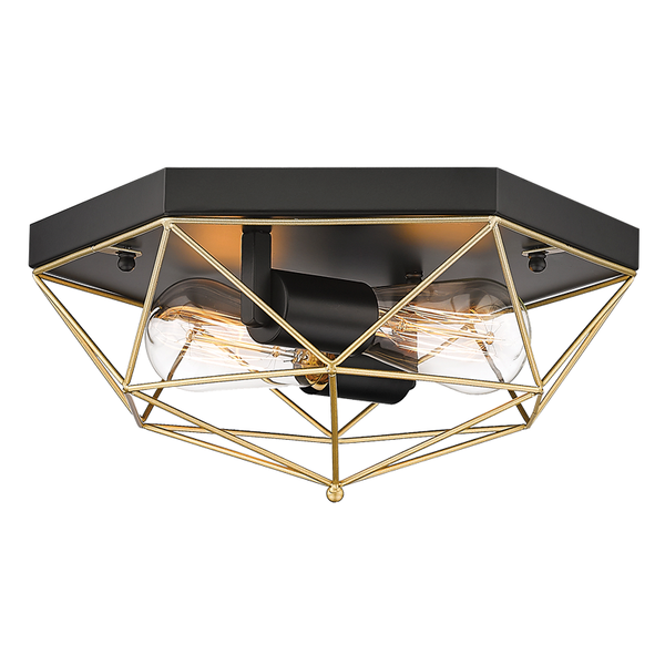 Brightstar Ceiling Light Black/Gold