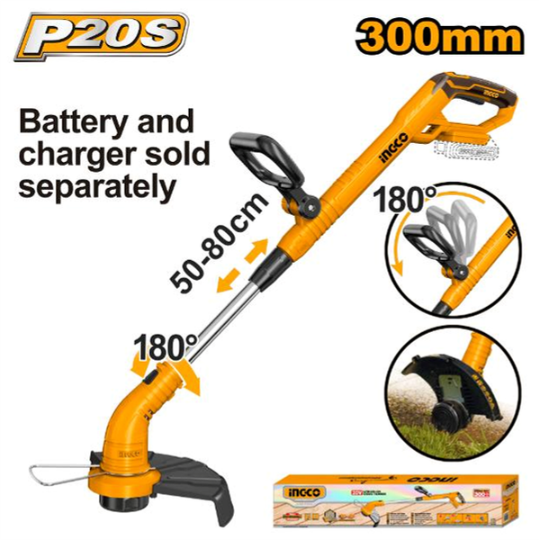 Ingco Lithium-Ion Grass Trimmer 300mm
