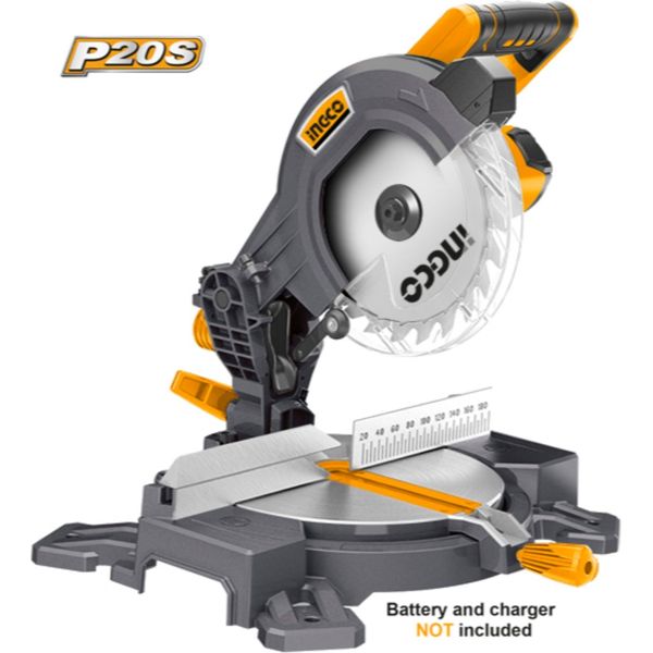 Cordless Mitre Saw 210mm Blade Ingco