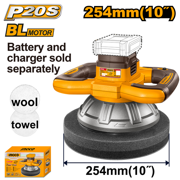 Ingco Polisher 20V 254mm