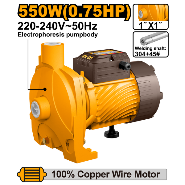 Ingco Water Pump 220V 550W 45L