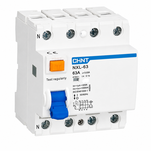 Chint Earth Leakage 6KA 63A 3P NO O/L
