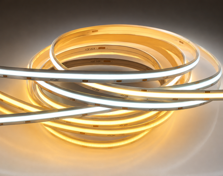 Luxn Led Red Cob Strip Lights 12V