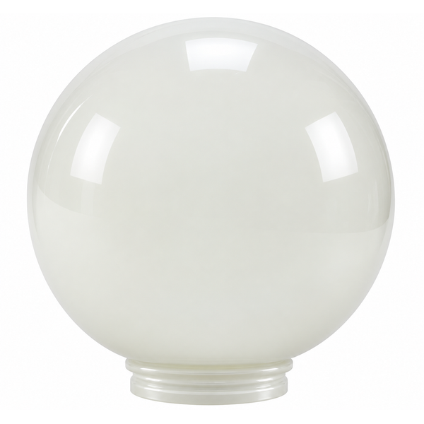 Opal Bowl Glass with Base 8" White
