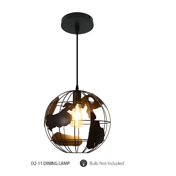 HT Led Dining Pendant Black D2-11.