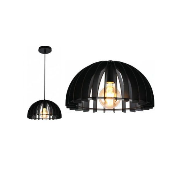 HT Led Dining Pendant Black D6306