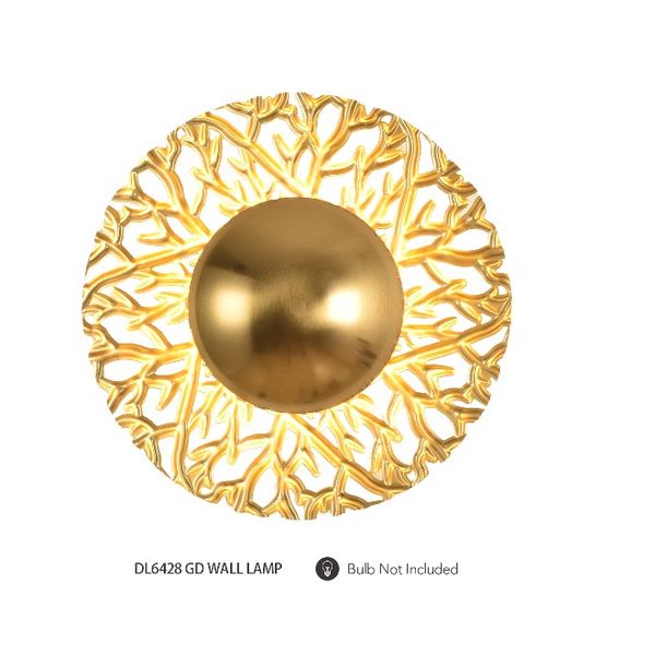 HT Round Dining Wall Light DL6428 Gold