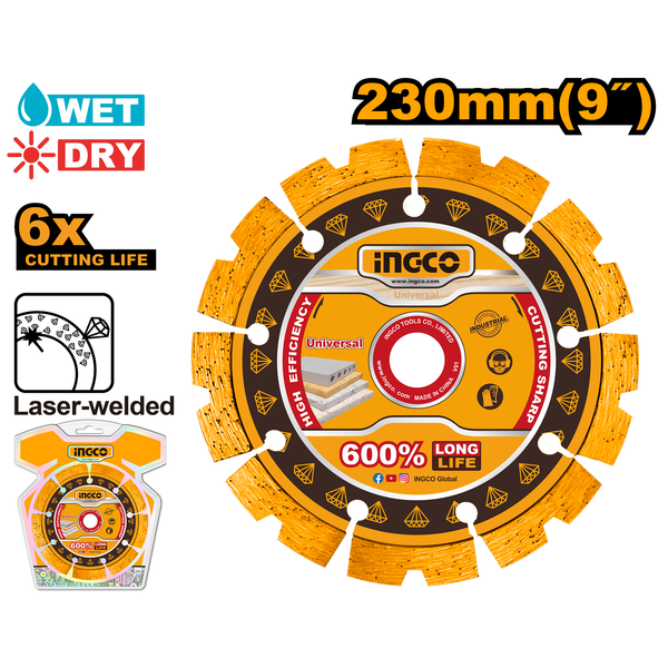 Ingco Cutting Disc Diamond 230mm