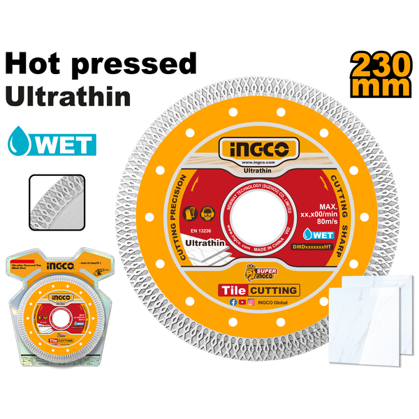 Ingco Ultrathin Diamond Disc (Mesh Rim)