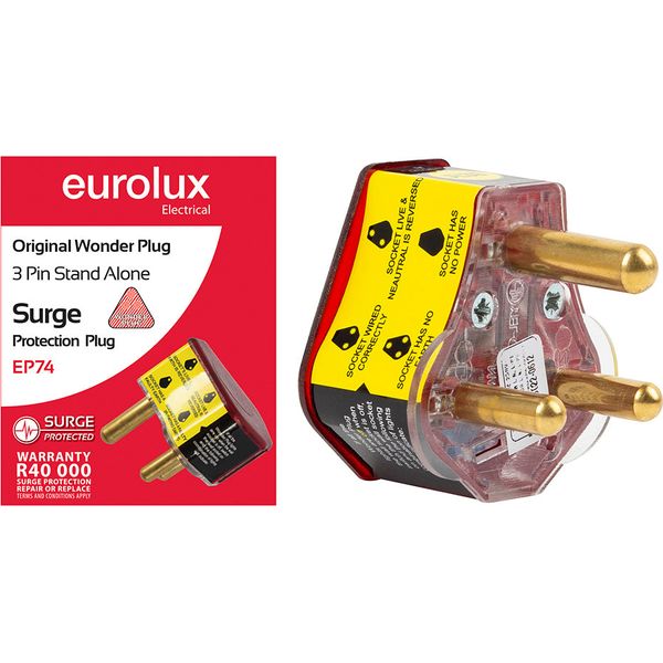 Plugtop Surge Protection 16A Eurolux