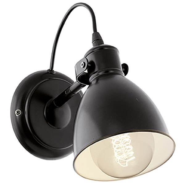 Eurolux Priddy Wall Light Black