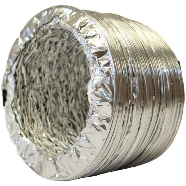 Extractor Fan Duct Silver 125mm 5m