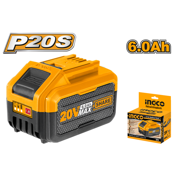 Ingco Battery 20V 6A