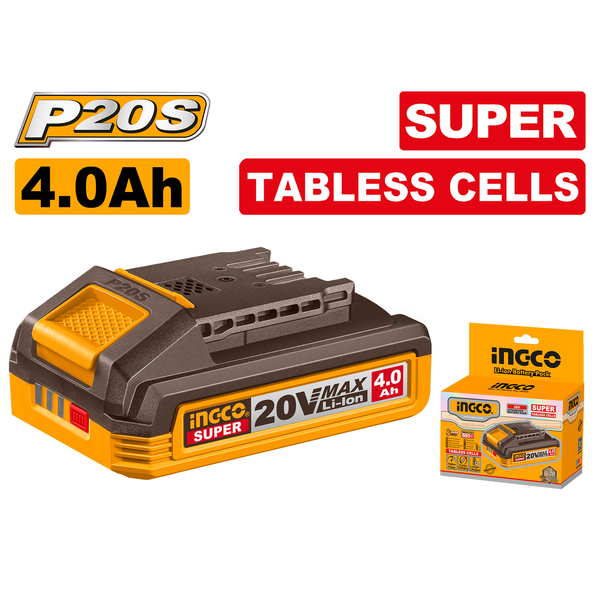 Ingco Tabless 4A 20V Battery