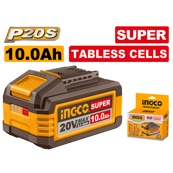 Ingco Tabless Cells Battery 20V 10A