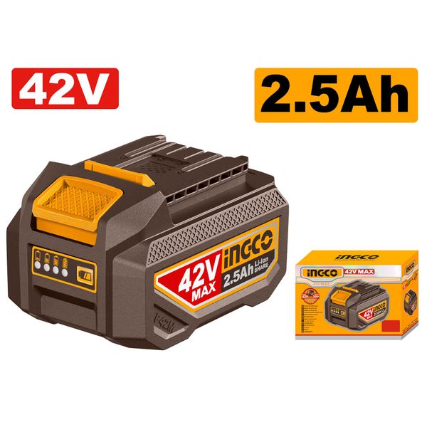 Ingco Li-Ion Battery Pack 42V 2.5AH