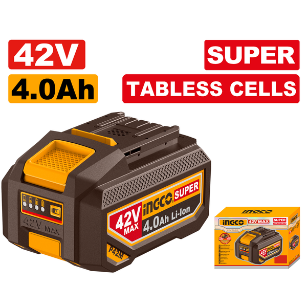 Ingco 42V 4A Tabless Cells Battery