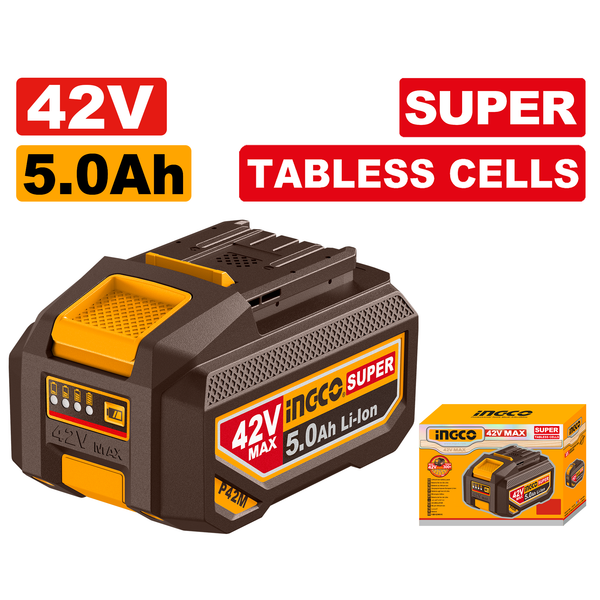 Ingco 5A 42V Tabless Cells Battery