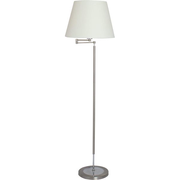 Standing Lamp with Satin Chrome Eurolux