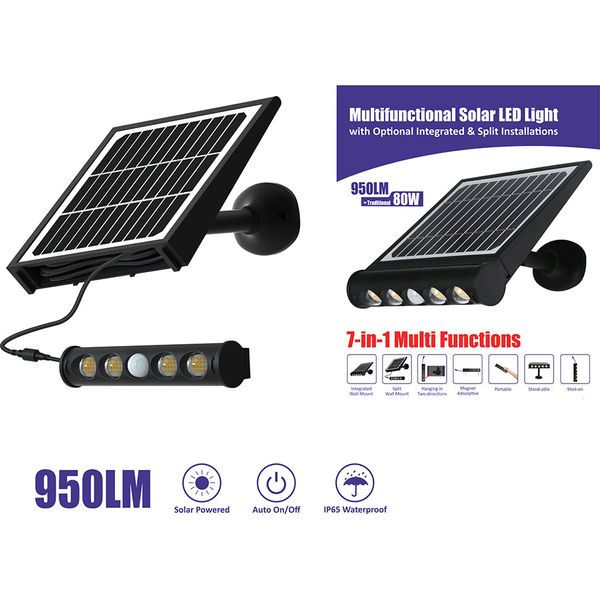 Solar Led Multi Floodlight 6000K